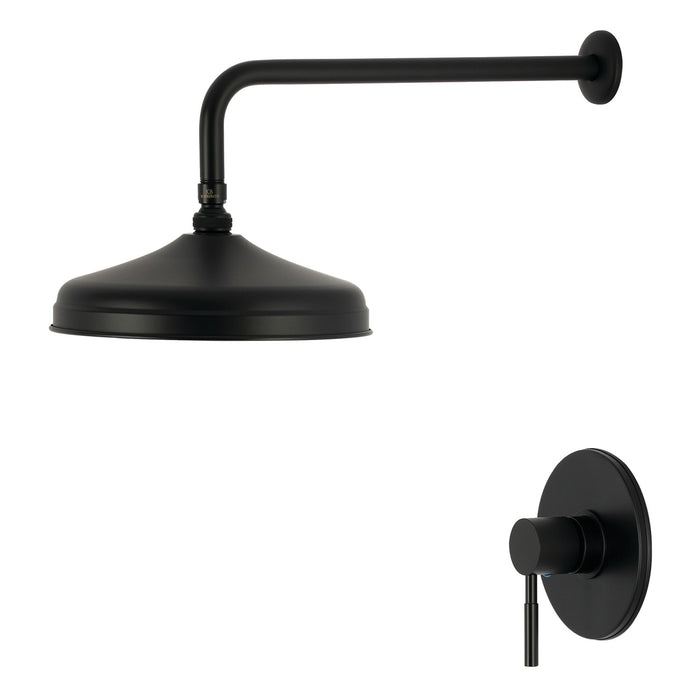 Kingston Concord KB2690DLTSO Single-Handle Pressure Balanced Shower Faucet, Trim Only, Matte Black