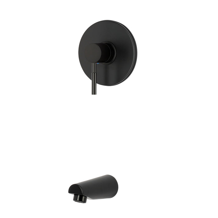Kingston Concord KB2690DLTTO Single-Handle Pressure Balanced Tub Faucet, Trim Only, Matte Black