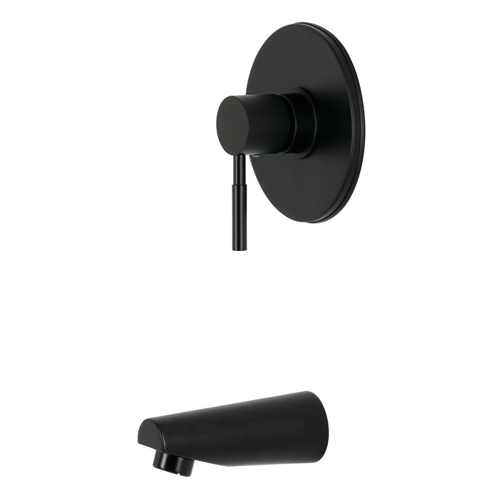 Kingston Concord KB2690DLTTO Single-Handle Pressure Balanced Tub Faucet, Trim Only, Matte Black