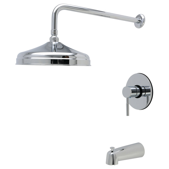 Kingston Concord KB2691DLT Single-Handle Pressure Balanced Tub and Shower Faucet, Polished Chrome