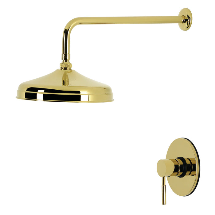 Kingston Concord KB2692DLTSO Single-Handle Pressure Balanced Shower Faucet, Trim Only, Polished Brass