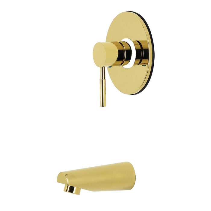 Kingston Concord KB2692DLTTO Single-Handle Pressure Balanced Tub Faucet, Trim Only, Polished Brass