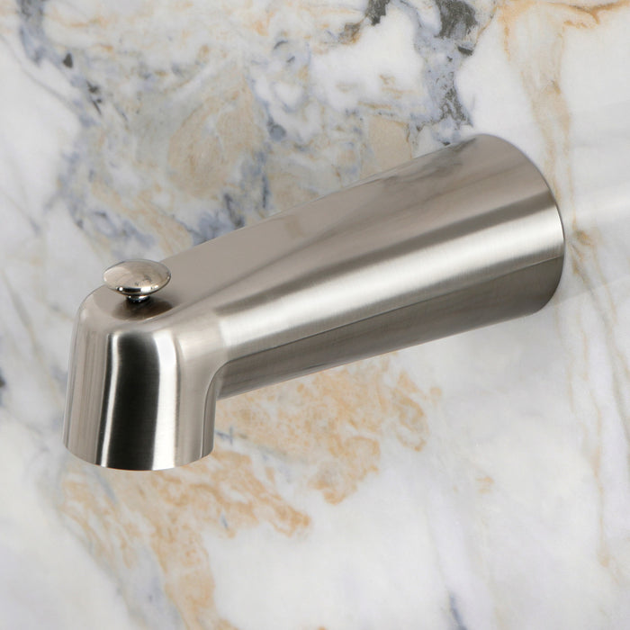 Kingston Concord KB2698DLT Single-Handle Pressure Balanced Tub and Shower Faucet, Brushed Nickel