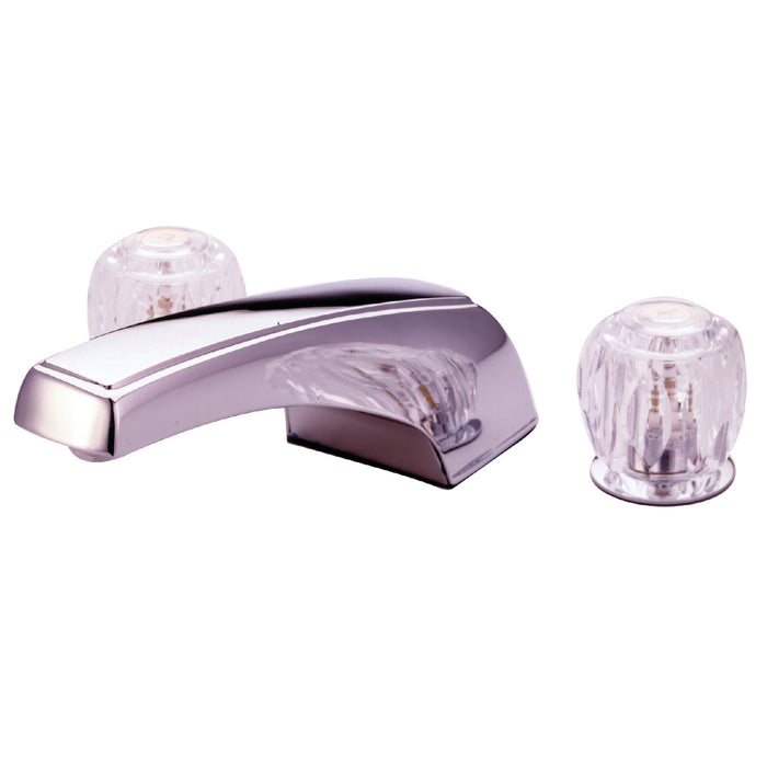Kingston Tulare KB281 Two-Handle 3-Hole Deck Mount Roman Tub Faucet, Polished Chrome