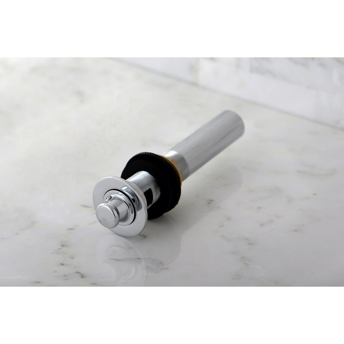 Kingston Heirloom KB3001 - Fauceture Brass Lift and Turn Bathroom Sink Drain with Overflow, 17 Gauge, Polished Chrome