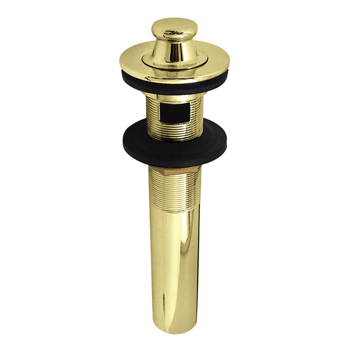 Kingston Heirloom KB3002 - Fauceture Brass Lift and Turn Bathroom Sink Drain with Overflow, 17 Gauge, Polished Brass