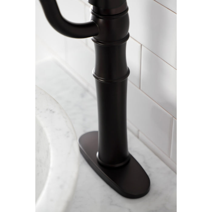 Victorian KB3425LL Single-Handle 1-Hole Deck Mount Vessel Faucet, Oil Rubbed Bronze