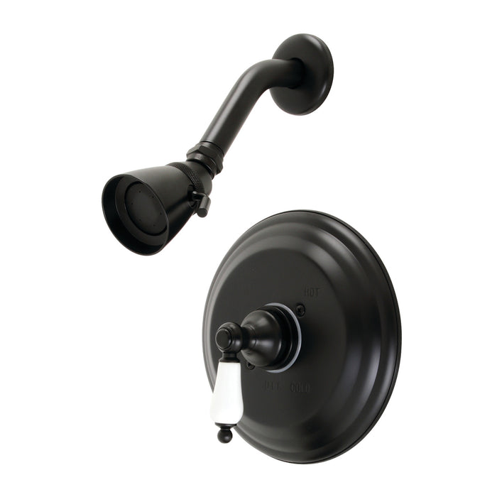 Restoration KB3630PLSO Single-Handle Pressure Balanced Shower Faucet, Matte Black
