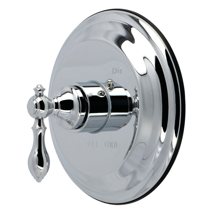 Kingston American Classic KB3631ACLE Single-Handle Pressure Balanced Shower Valve Trim Kit, Polished Chrome