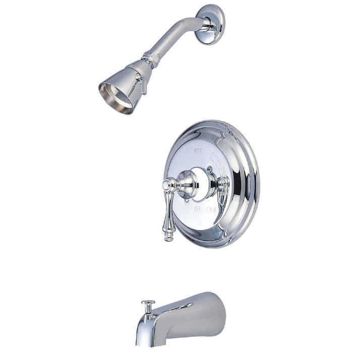 Kingston Heirloom KB3631ALT - Vintage Single-Handle Pressure Balanced Tub and Shower Faucet, Trim Only, Polished Chrome