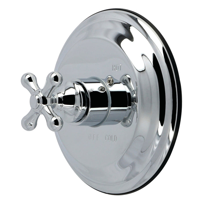 Kingston Restoration KB3631AXE Single-Handle Pressure Balanced Shower Valve and Trim Set, Polished Chrome (Valve Included)