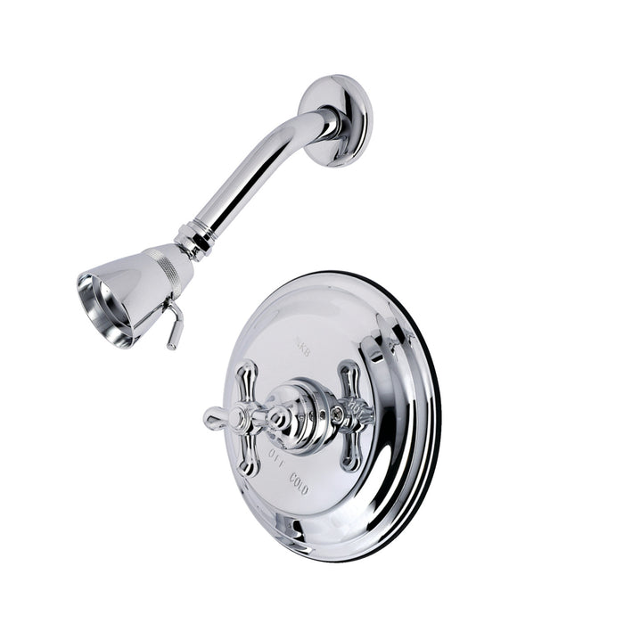 Kingston Heirloom KB3631AXSO - Restoration Single-Handle Pressure Balanced Shower Faucet, Polished Chrome