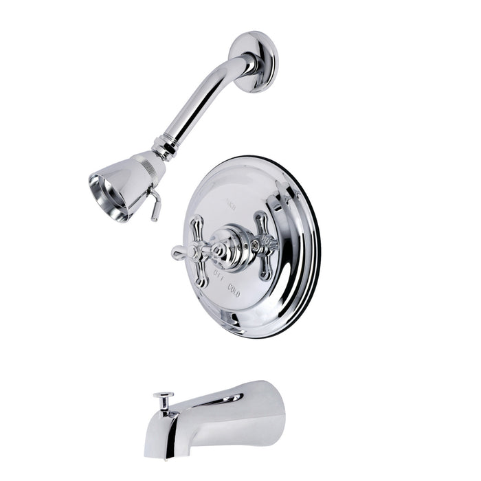 Kingston Heirloom KB3631AXT Single-Handle Pressure Balanced Tub and Shower Faucet, Trim Only, Polished Chrome