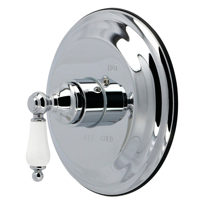 Kingston Restoration KB3631PLE Single-Handle Pressure Balanced Shower Valve Trim Kit, Polished Chrome