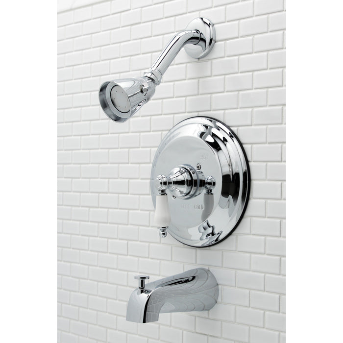Kingston Heirloom KB3631PLT Single-Handle Pressure Balanced Tub and Shower Faucet, Trim Only, Polished Chrome