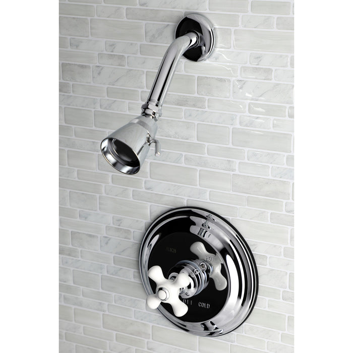 Kingston Heirloom KB3631PXSO - Restoration Single-Handle Pressure Balanced Shower Faucet, Polished Chrome