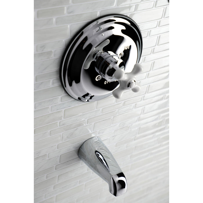 Kingston Heirloom KB3631PXTO - Vintage Single-Handle Pressure Balanced Tub Faucet, Polished Chrome