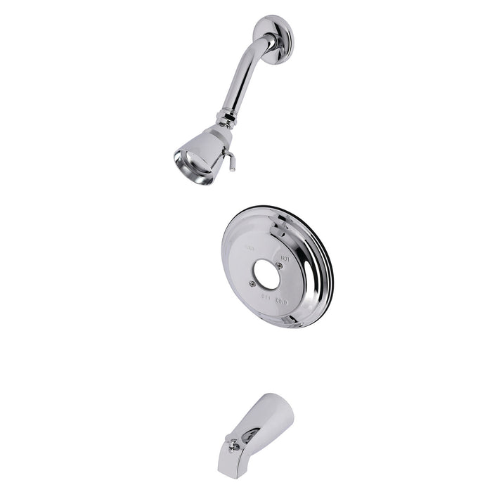 Kingston Heirloom KB3631TLH Pressure Balanced Tub and Shower Faucet, Trim Only without Handle, Polished Chrome