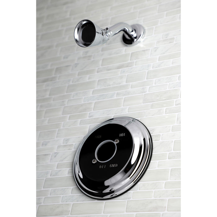 Kingston Tulare KB3631TSLH Single-Handle Pressure Balanced Shower Faucet, Trim Only without Handle, Polished Chrome