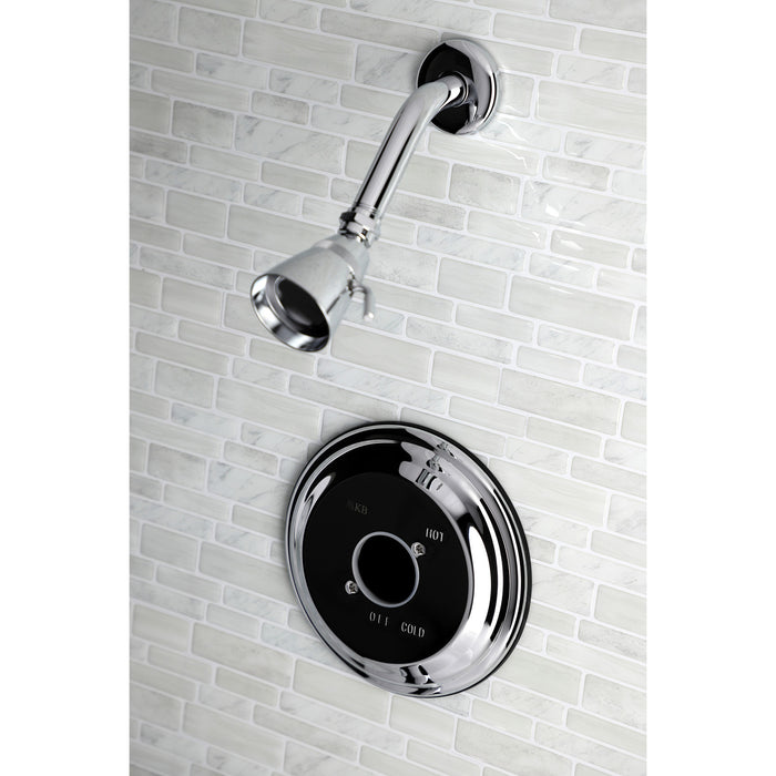 Kingston Tulare KB3631TSLH Single-Handle Pressure Balanced Shower Faucet, Trim Only without Handle, Polished Chrome