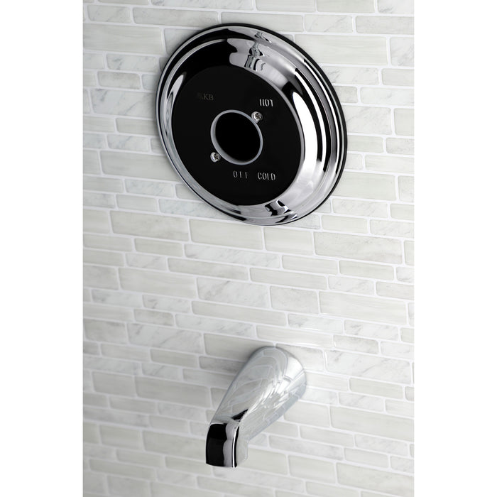 Kingston Heirloom KB3631TTLH Pressure Balanced Tub Faucet, Trim Only without Handle, Polished Chrome