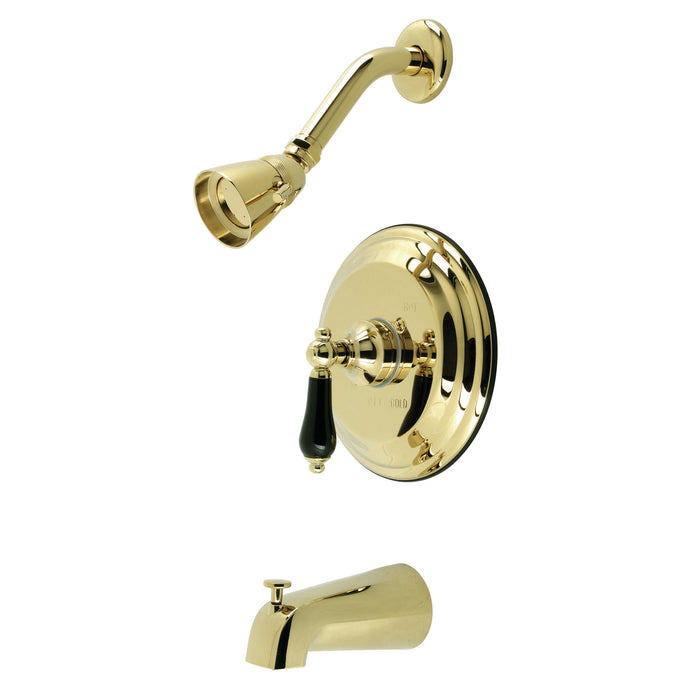 Kingston Heirloom KB3632PKL - Duchess Single-Handle Pressure Balanced Tub and Shower Faucet, Polished Brass