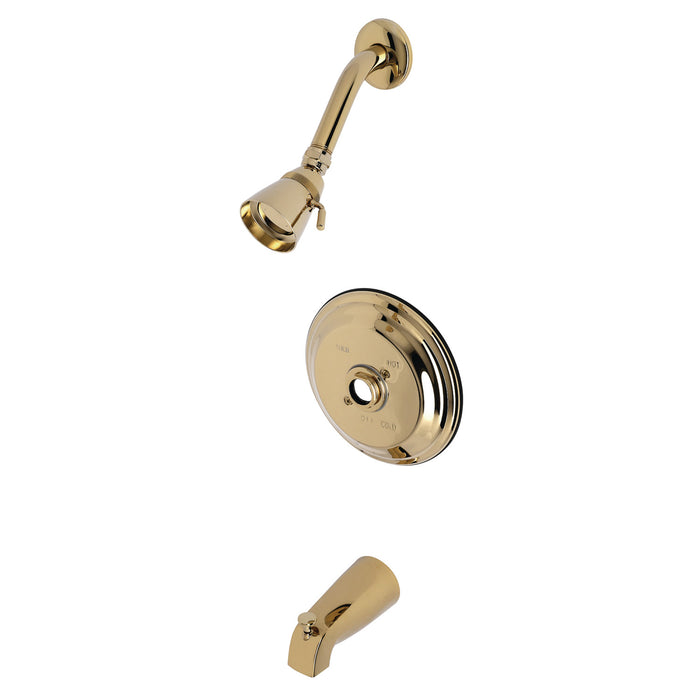 Kingston Heirloom KB3632TLH Pressure Balanced Tub and Shower Faucet, Trim Only without Handle, Polished Brass