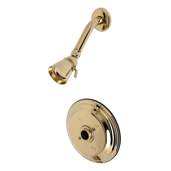 Kingston Tulare KB3632TSLH Single-Handle Pressure Balanced Shower Faucet, Trim Only without Handle, Polished Brass
