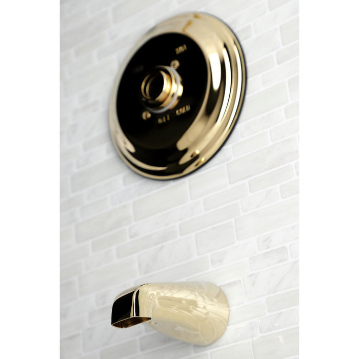 Kingston Heirloom KB3632TTLH Pressure Balanced Tub Faucet, Trim Only without Handle, Polished Brass