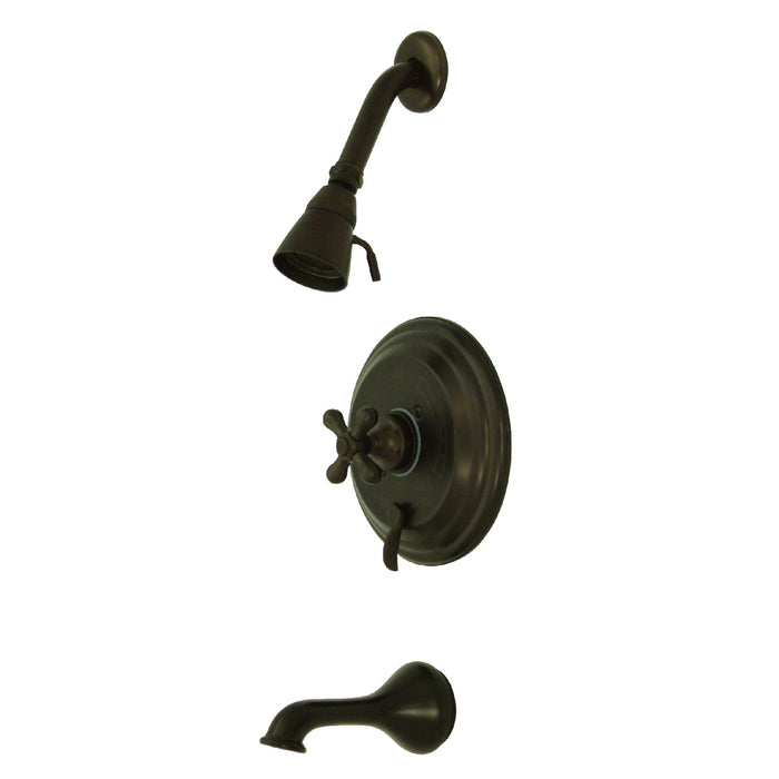 Kingston KB36350AXT Single-Handle Pressure Balanced Tub and Shower Faucet, Trim Only, Oil Rubbed Bronze