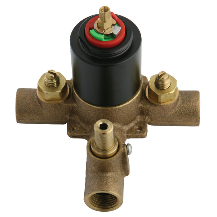 Kingston Restoration KB36350V Pressure Balanced Tub and Shower Valve, with Stops, Oil Rubbed Bronze