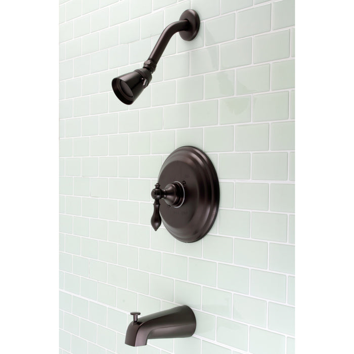 Kingston Heirloom KB3635ACL - American Classic Single-Handle Pressure Balanced Tub and Shower Faucet, Oil Rubbed Bronze