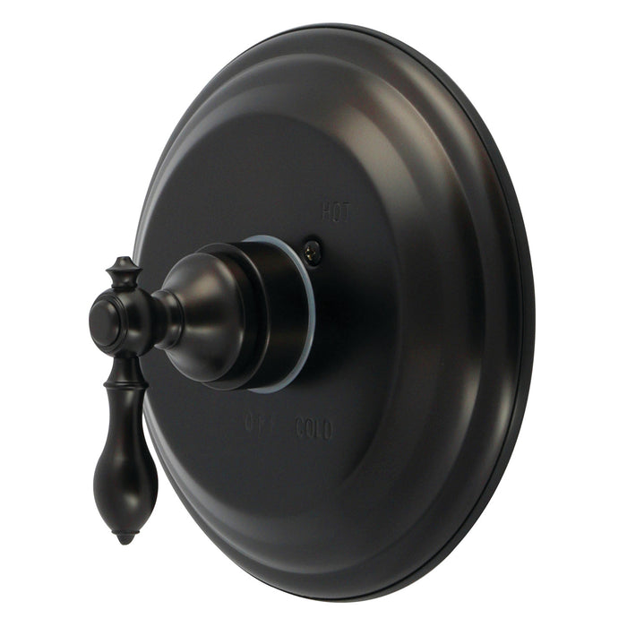 Kingston American Classic KB3635ACLE Single-Handle Pressure Balanced Shower Valve and Trim Set, Oil Rubbed Bronze (Valve Included)