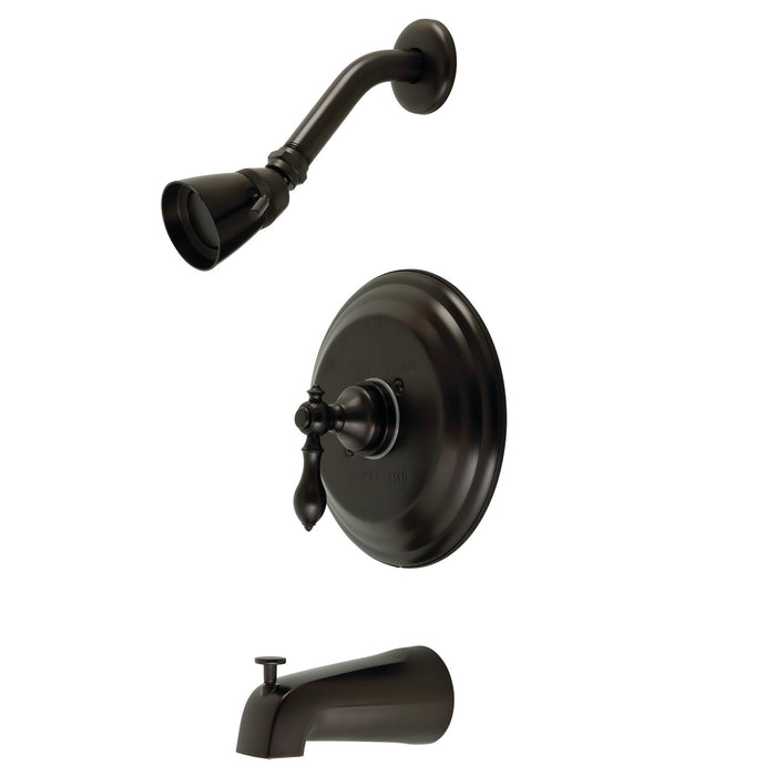 Kingston Heirloom KB3635ACL - American Classic Single-Handle Pressure Balanced Tub and Shower Faucet, Oil Rubbed Bronze