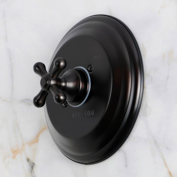 Kingston Restoration KB3635AXE Single-Handle Pressure Balanced Shower Valve and Trim Set, Oil Rubbed Bronze (Valve Included)
