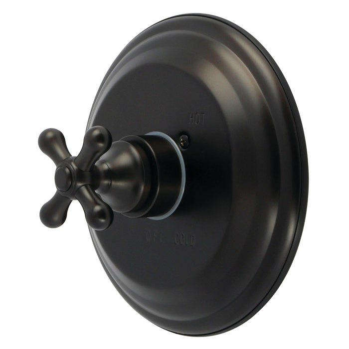 Kingston Restoration KB3635AXE Single-Handle Pressure Balanced Shower Valve and Trim Set, Oil Rubbed Bronze (Valve Included)