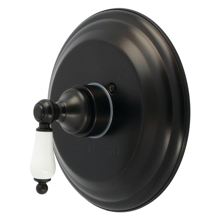 Kingston Restoration KB3635PLE Single-Handle Pressure Balanced Shower Valve and Trim Set, Oil Rubbed Bronze (Valve Included)
