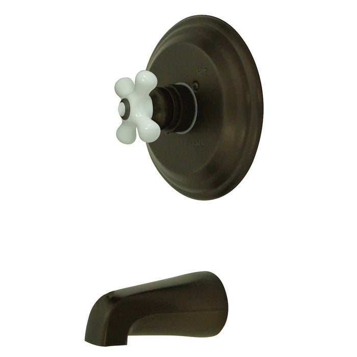 Kingston Heirloom KB3635PXTO - Vintage Single-Handle Pressure Balanced Tub Faucet, Oil Rubbed Bronze