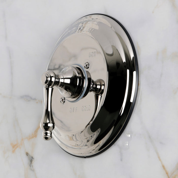 Kingston Restoration KB3636ALE Single-Handle Pressure Balanced Shower Valve Trim Kit, Polished Nickel