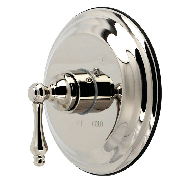 Kingston Restoration KB3636ALE Single-Handle Pressure Balanced Shower Valve Trim Kit, Polished Nickel