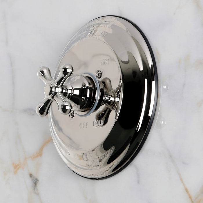 Kingston Restoration KB3636AXE Single-Handle Pressure Balanced Shower Valve and Trim Set, Polished Nickel (Valve Included)