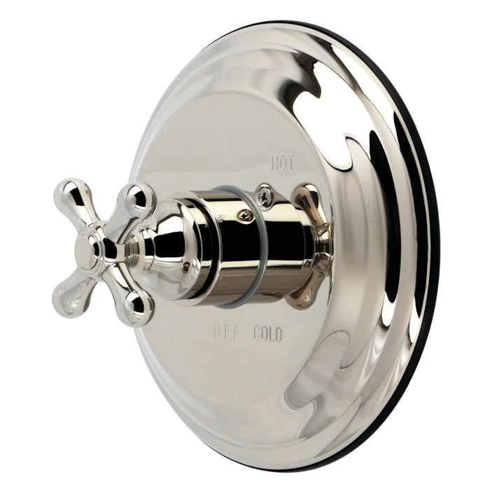 Kingston Restoration KB3636AXE Single-Handle Pressure Balanced Shower Valve and Trim Set, Polished Nickel (Valve Included)
