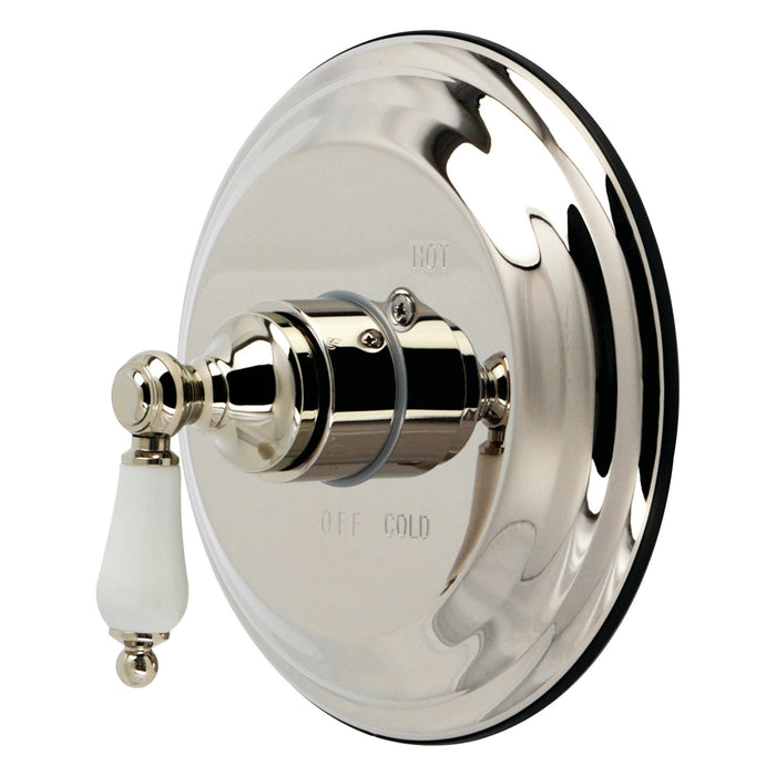Kingston Restoration KB3636PLE Single-Handle Pressure Balanced Shower Valve Trim Kit, Polished Nickel