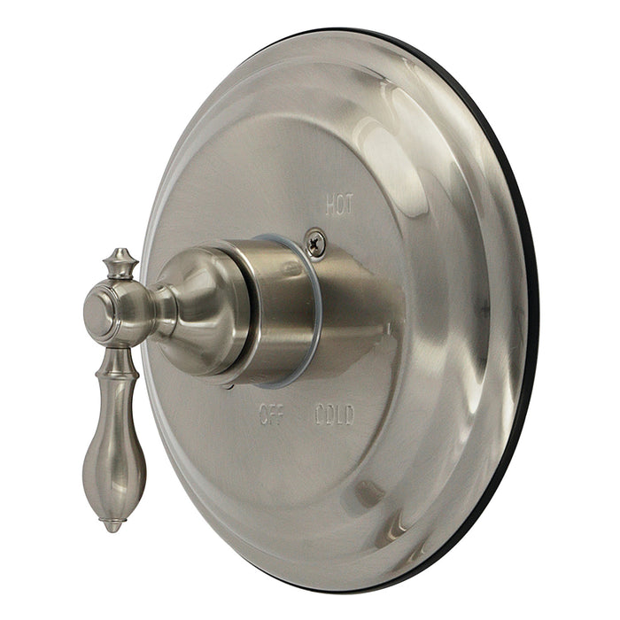 Kingston American Classic KB3638ACLE Single-Handle Pressure Balanced Shower Valve Trim Kit, Brushed Nickel