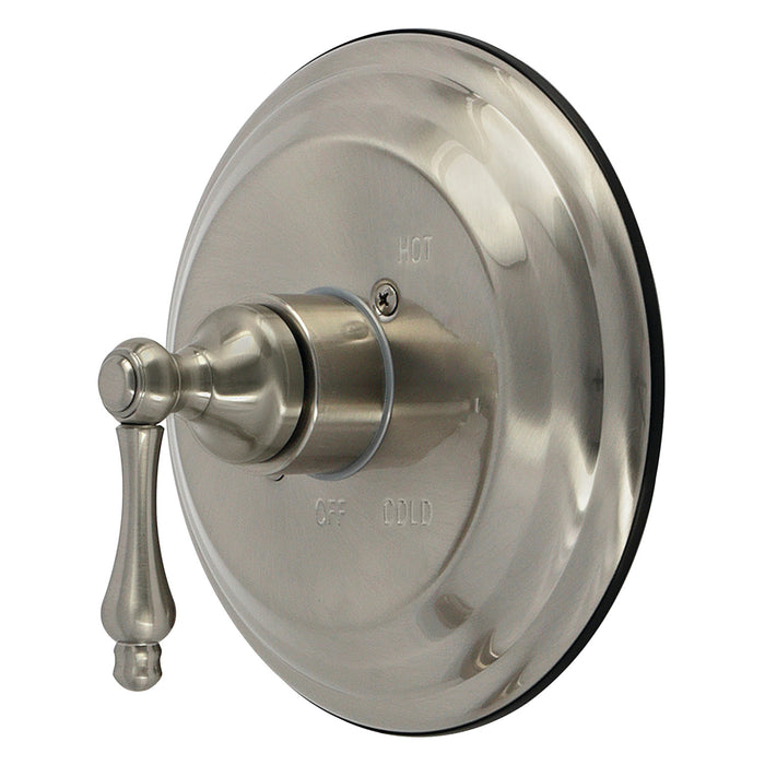 Kingston Restoration KB3638ALE Single-Handle Pressure Balanced Shower Valve Trim Kit, Brushed Nickel