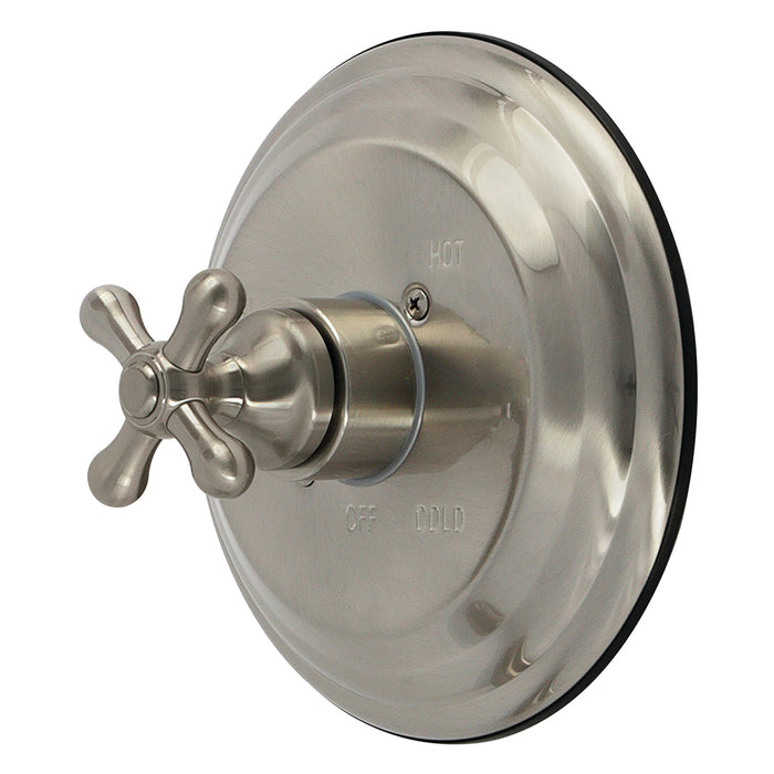 Kingston Restoration KB3638AXE Single-Handle Pressure Balanced Shower Valve and Trim Set, Brushed Nickel (Valve Included)