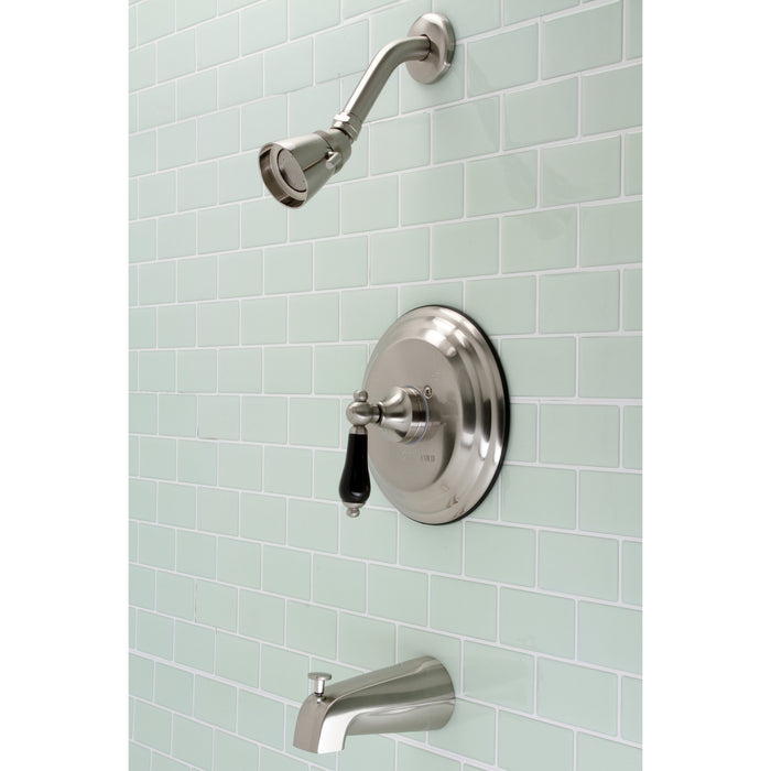 Kingston Heirloom KB3638PKL - Duchess Single-Handle Pressure Balanced Tub and Shower Faucet, Brushed Nickel