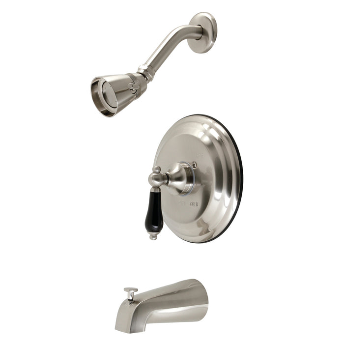 Kingston Heirloom KB3638PKL - Duchess Single-Handle Pressure Balanced Tub and Shower Faucet, Brushed Nickel