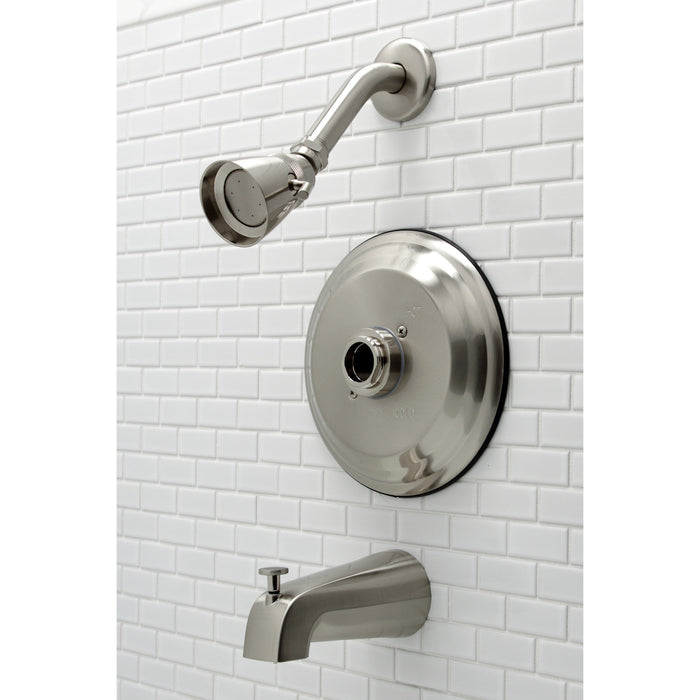 Kingston Heirloom KB3638TLH Pressure Balanced Tub and Shower Faucet, Trim Only without Handle, Brushed Nickel