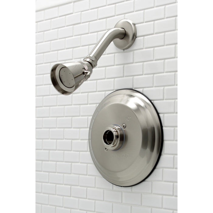 Kingston Tulare KB3638TSLH Single-Handle Pressure Balanced Shower Faucet, Trim Only without Handle, Brushed Nickel